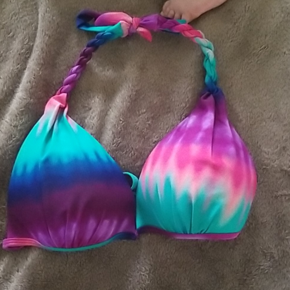 Tie die bikini top